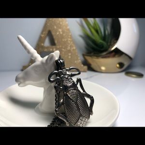 Diamond Beetle Necklace